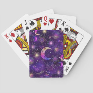Jeu De Cartes Galaxie mystique violette