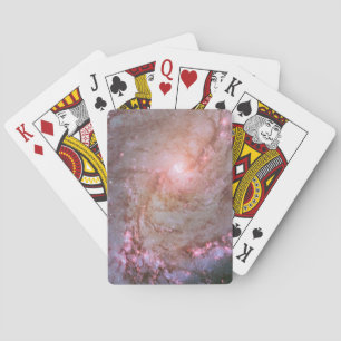Jeu De Cartes Galaxie Spirale M83, Ablaze Avec Formation Star.