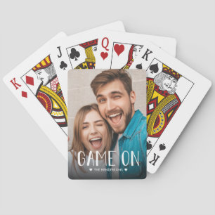Jeu De Cartes Game On Family Photo