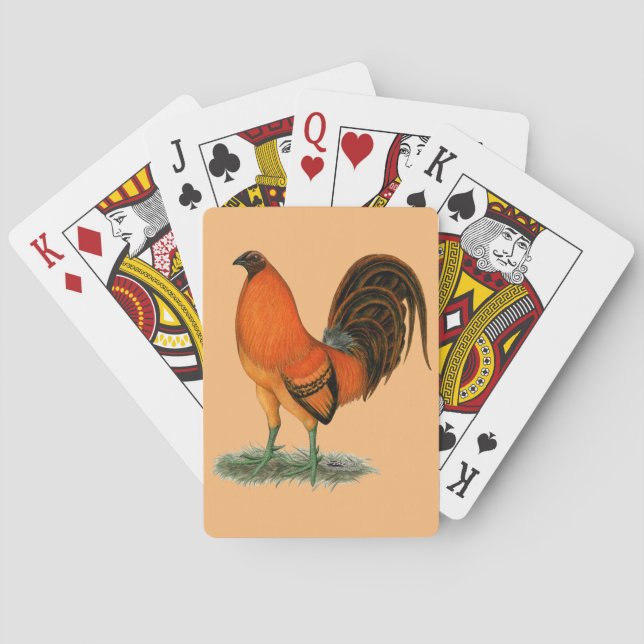 Jeu De Cartes Gamecock Ginger (dos)