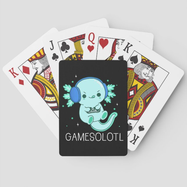 Jeu De Cartes Gamesolotl Axolotl Gamer (dos)