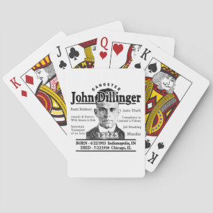 Jeu De Cartes Gangster John Dillinger