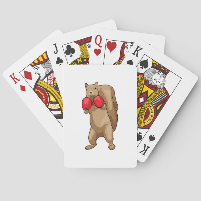 Jeu De Cartes Gants de boîte à écureuil (dos)