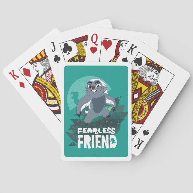 Jeu De Cartes Garde-lions | Ami sans peur Bunga (dos)