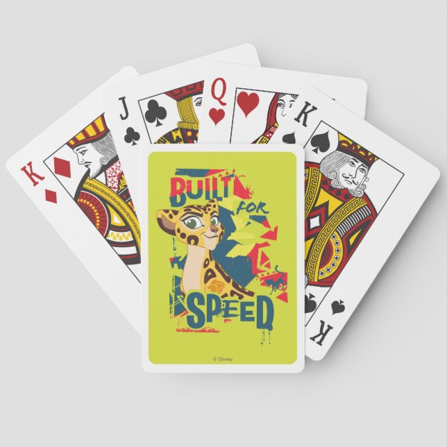 Jeu De Cartes Garde-lions | Conçu Pour Les Fuli De Vitesse (dos)