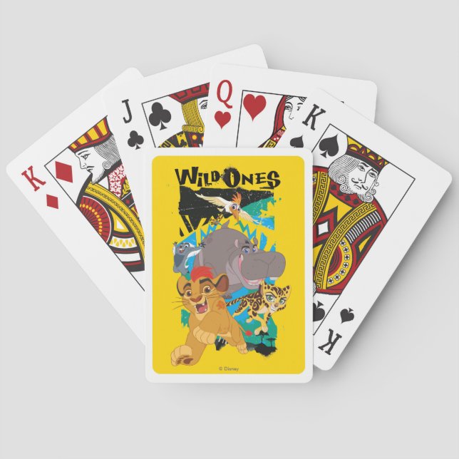 Jeu De Cartes Garde-lions | Sauvages (dos)