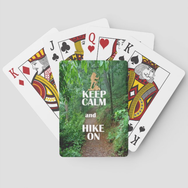 Jeu De Cartes Gardez le calme et la marche (dos)