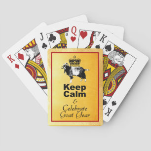 Jeu De Cartes Gardez votre calme et célébrez l'année de la Chèvr