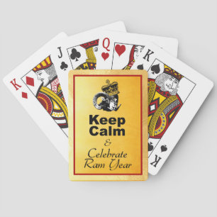 Jeu De Cartes Gardez votre calme et célébrez l'année du Bélier 2