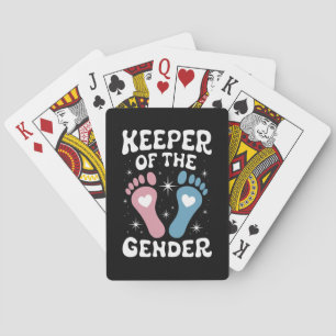 Jeu De Cartes Gardien De La Fête De Révélation Du Sexe Garçon Fi