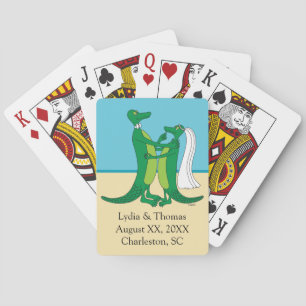 Jeu De Cartes Gator Wedding Favor Classic Playing Cards