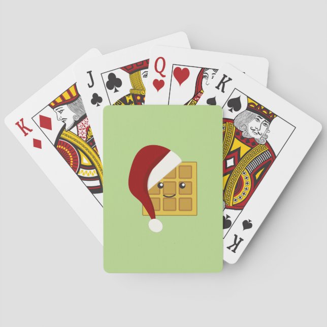Jeu De Cartes gaufre de Noël (dos)