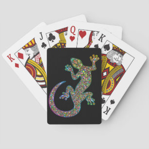 Jeu De Cartes Geck Gecko Psychedelic Design Playing Cards