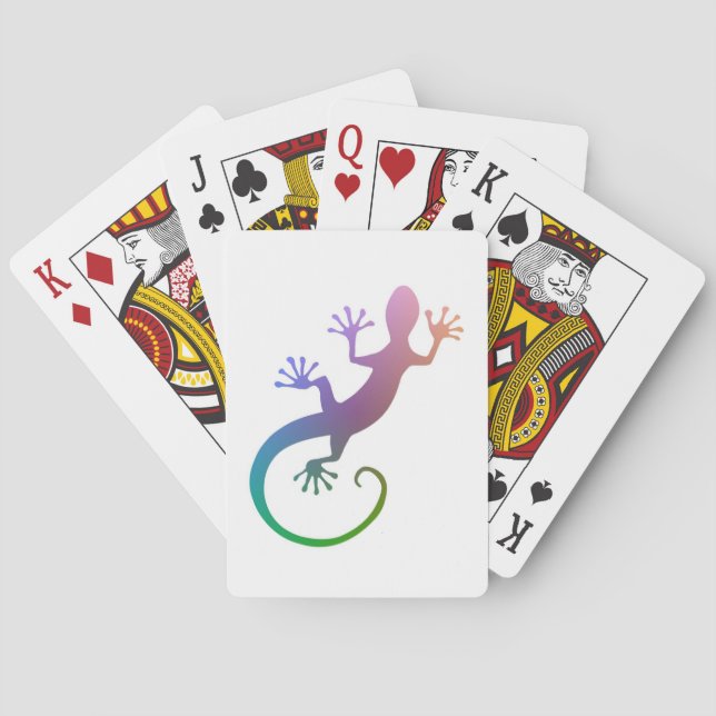 Jeu De Cartes Gecko coloré (dos)