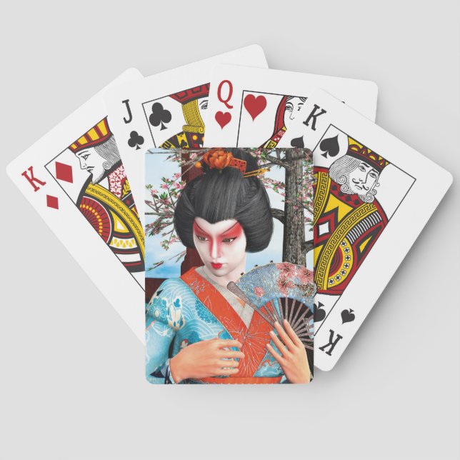 Jeu De Cartes Geisha (dos)