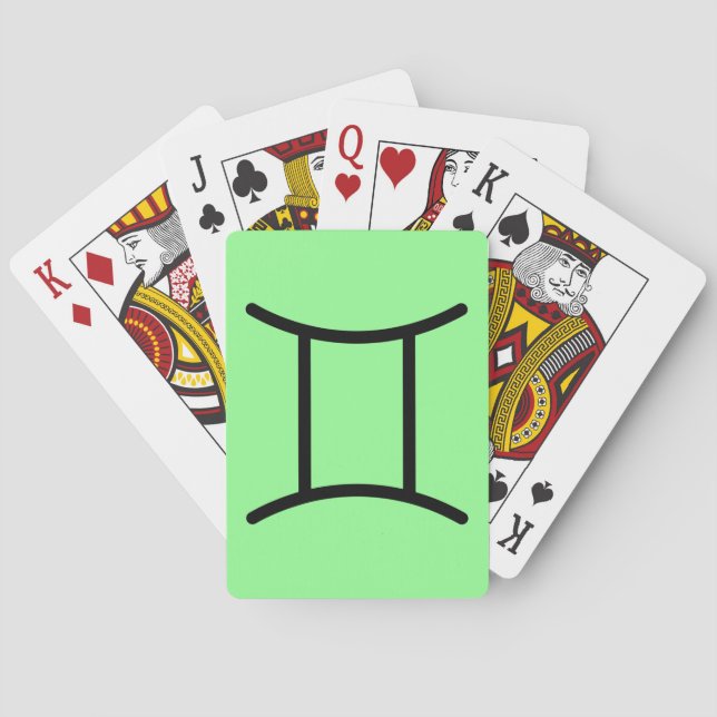 Jeu De Cartes Gémeaux (dos)