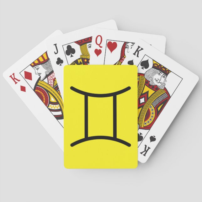 Jeu De Cartes Gémeaux (dos)