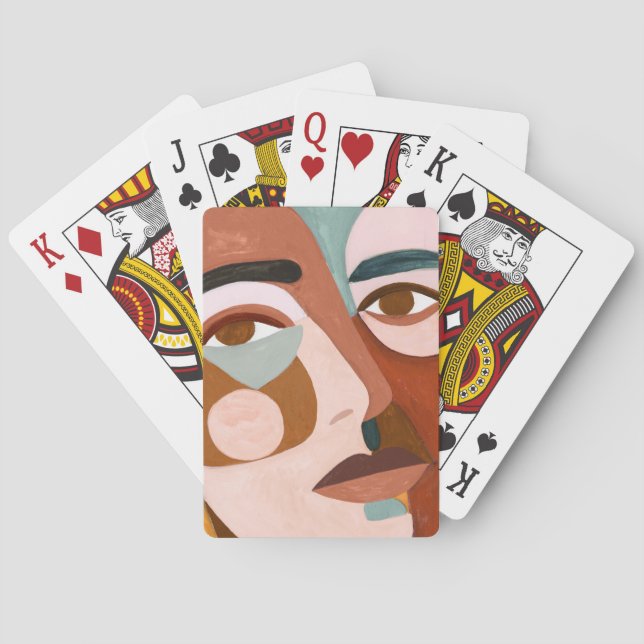 Jeu De Cartes Geo Face Upclose (dos)