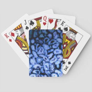 Jeu De Cartes Géodes Agate Quartz Bleu