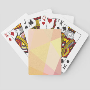 Jeu De Cartes Géométrie moderne colorée avec éclaboussures