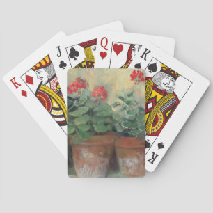 Jeu De Cartes Geraniums in Pots