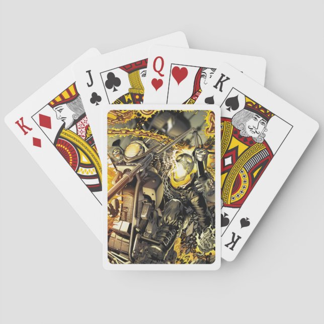 Jeu De Cartes Ghost Rider Fiery (dos)