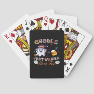 Jeu De Cartes Ghouls veut juste s'amuser chemise - Retro Hallowe