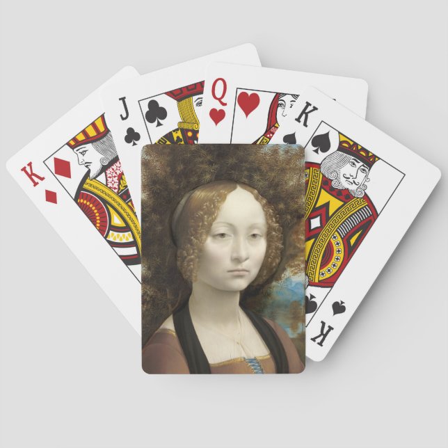 Jeu De Cartes Ginevra de' Benci Leonardo da Vinci (dos)
