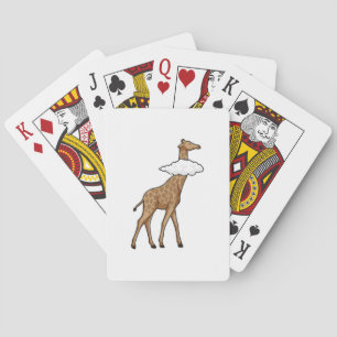 Jeu De Cartes Giraffe avec nuage