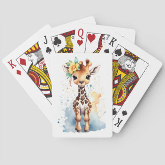 Jeu De Cartes "Giraffe Glee Playing Cards - Où Jouer Moi