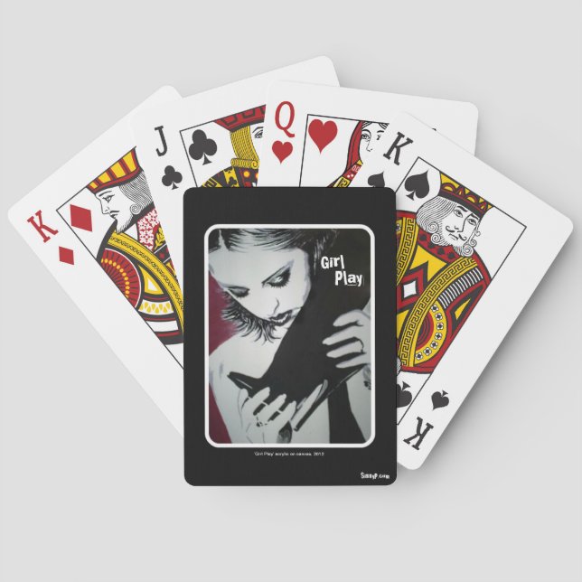 Jeu De Cartes 'Girl Play' Jouer des cartes (dos)