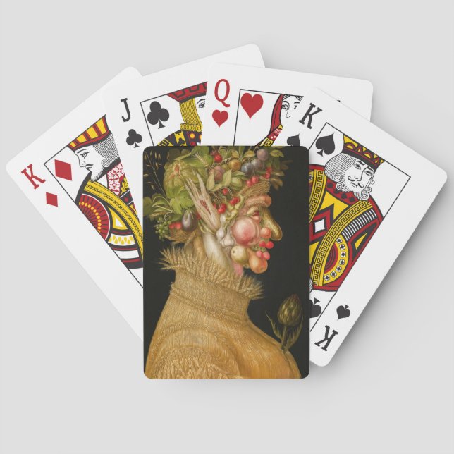 Jeu De Cartes Giuseppe Arcimboldo - Été (dos)