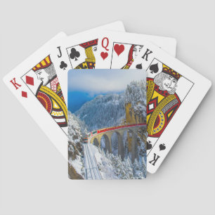 Jeu De Cartes Glace et neige   Express Bernina, Suisse
