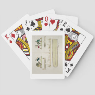Jeu De Cartes Gladiateurs et plan du cirque de Caracalla,