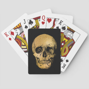 Jeu De Cartes Glam gothique   Lecture de cartes   Crâne   Noir