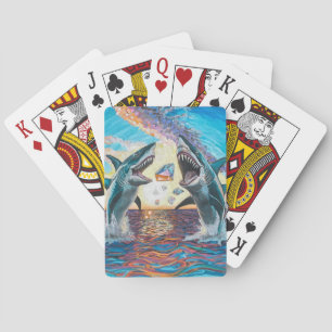 Jeu De Cartes Glamour Chomp-Shark Dressage pour les gemmes brill
