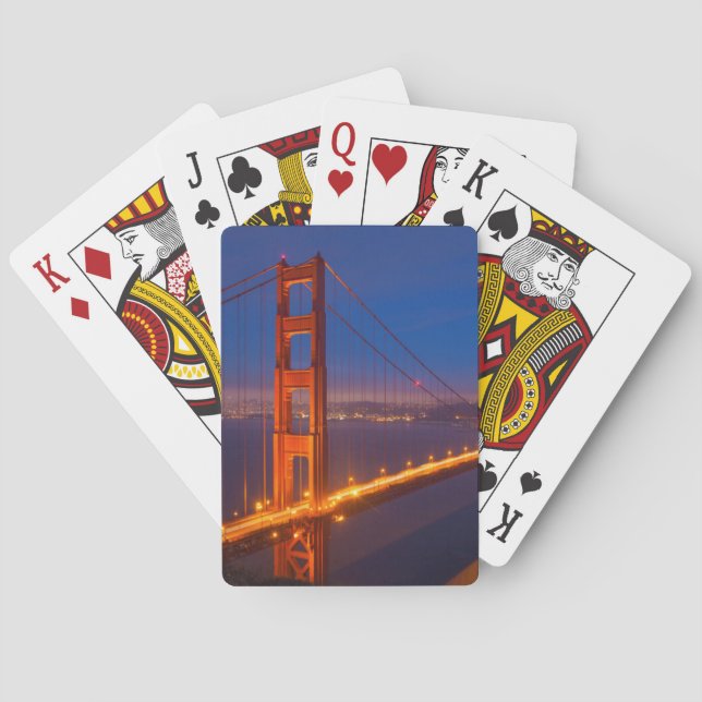 Jeu De Cartes Golden Gate Bridge, Californie (dos)