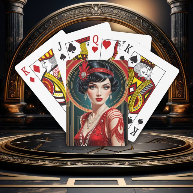 Jeu De Cartes Golden Gatsby Glamour (Créateur téléchargé)