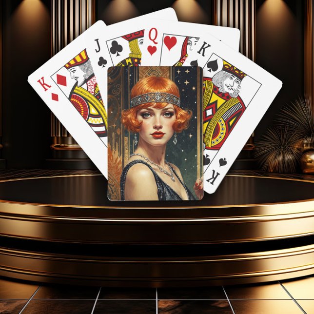 Jeu De Cartes Golden Gatsby Glamour (Créateur téléchargé)