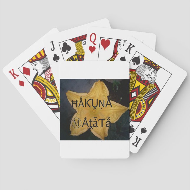 Jeu De Cartes Golden Star Hakuna Matata (dos)