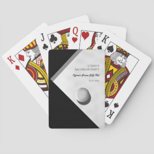 Jeu De Cartes Golf Bachelor Party - Golf trip Classic Stylish