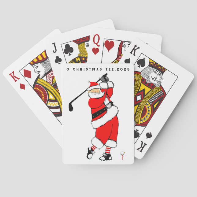 Jeu De Cartes Golf Christmas Stocker Stuffer (dos)