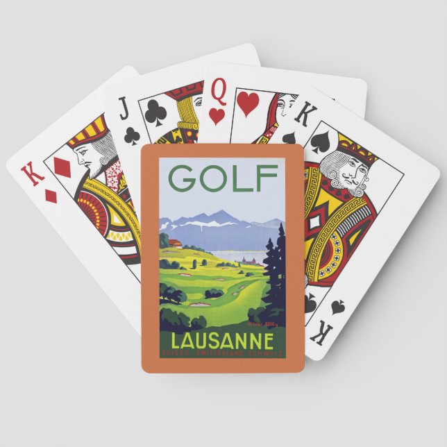 Jeu De Cartes Golf ~ Lausanne (dos)