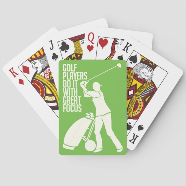 Jeu De Cartes GOLF PLAYER carte à jouer personnalisée (dos)