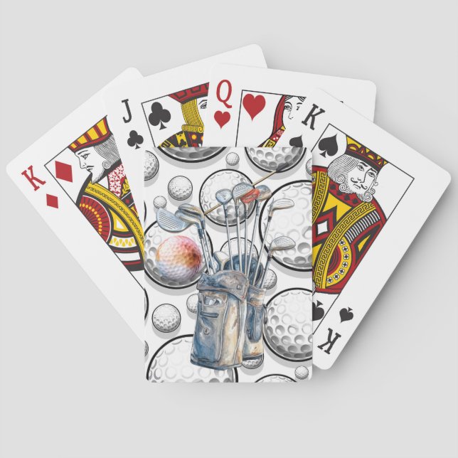 Jeu De Cartes Golf sportif (dos)