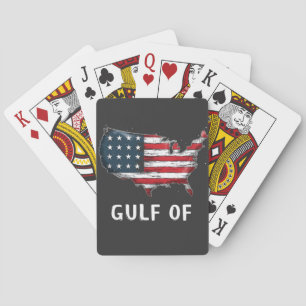 Jeu De Cartes Golfe d'Amérique Drôle Trump Côte Est Mexique 