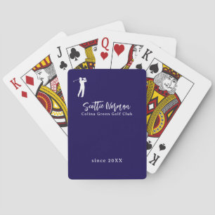 Jeu De Cartes Golfeur bleu marine