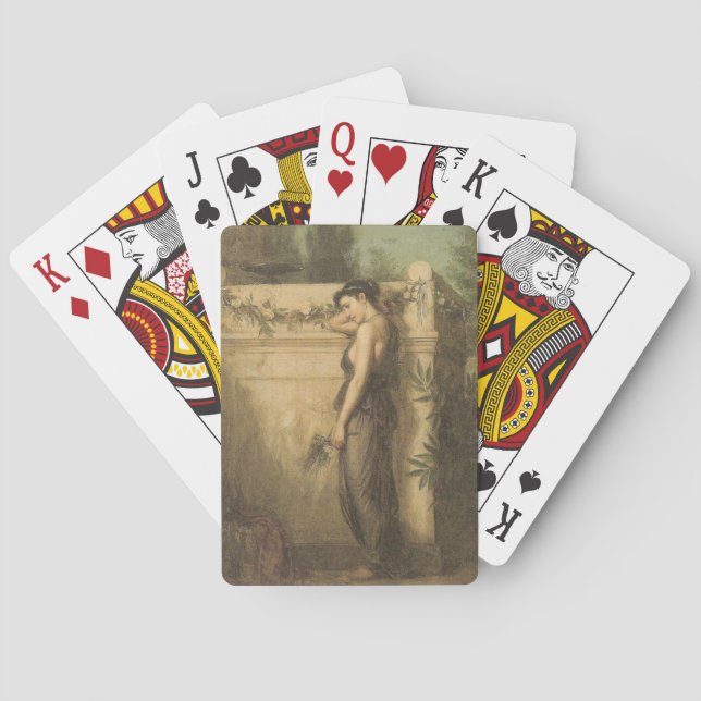 Jeu De Cartes Gone Mais Pas Oublié (John William Waterhouse) (dos)