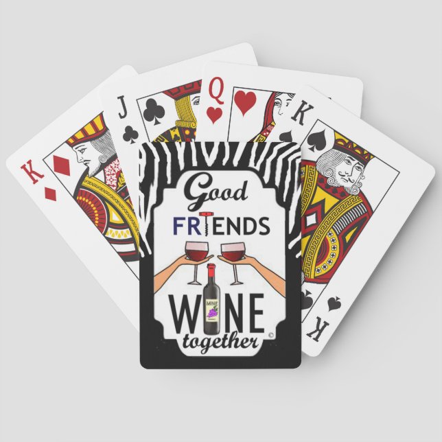 Jeu De Cartes Good Friends Wine (dos)