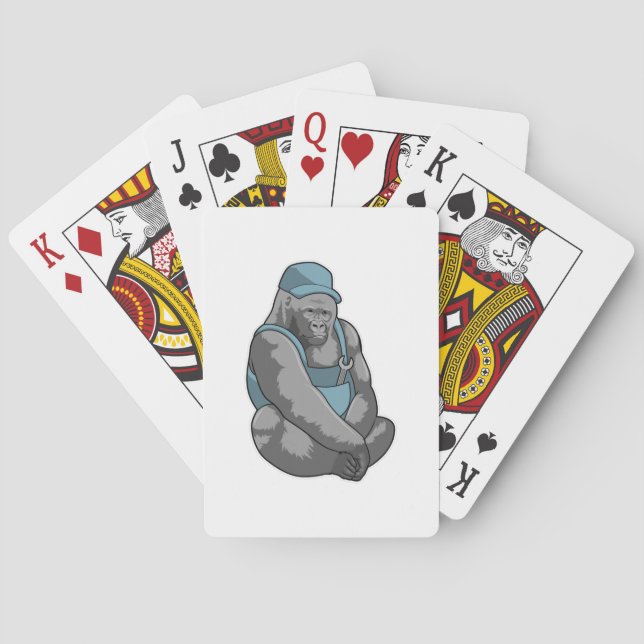 Jeu De Cartes Gorilla comme artisan avec clé (dos)